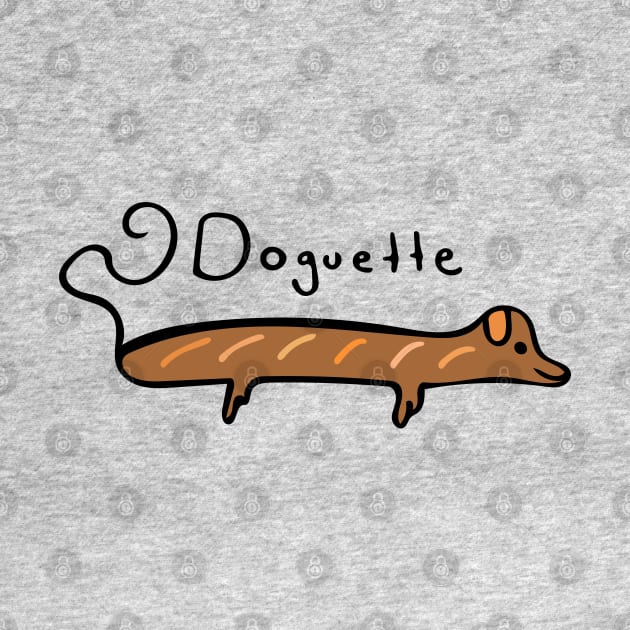 Doguette (Dog + Baguette) by Davey's Designs